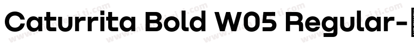 Caturrita Bold W05 Regular字体转换